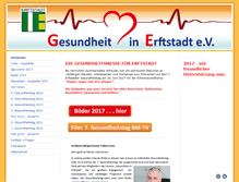 Tablet Screenshot of gesundheitstag-erftstadt.de